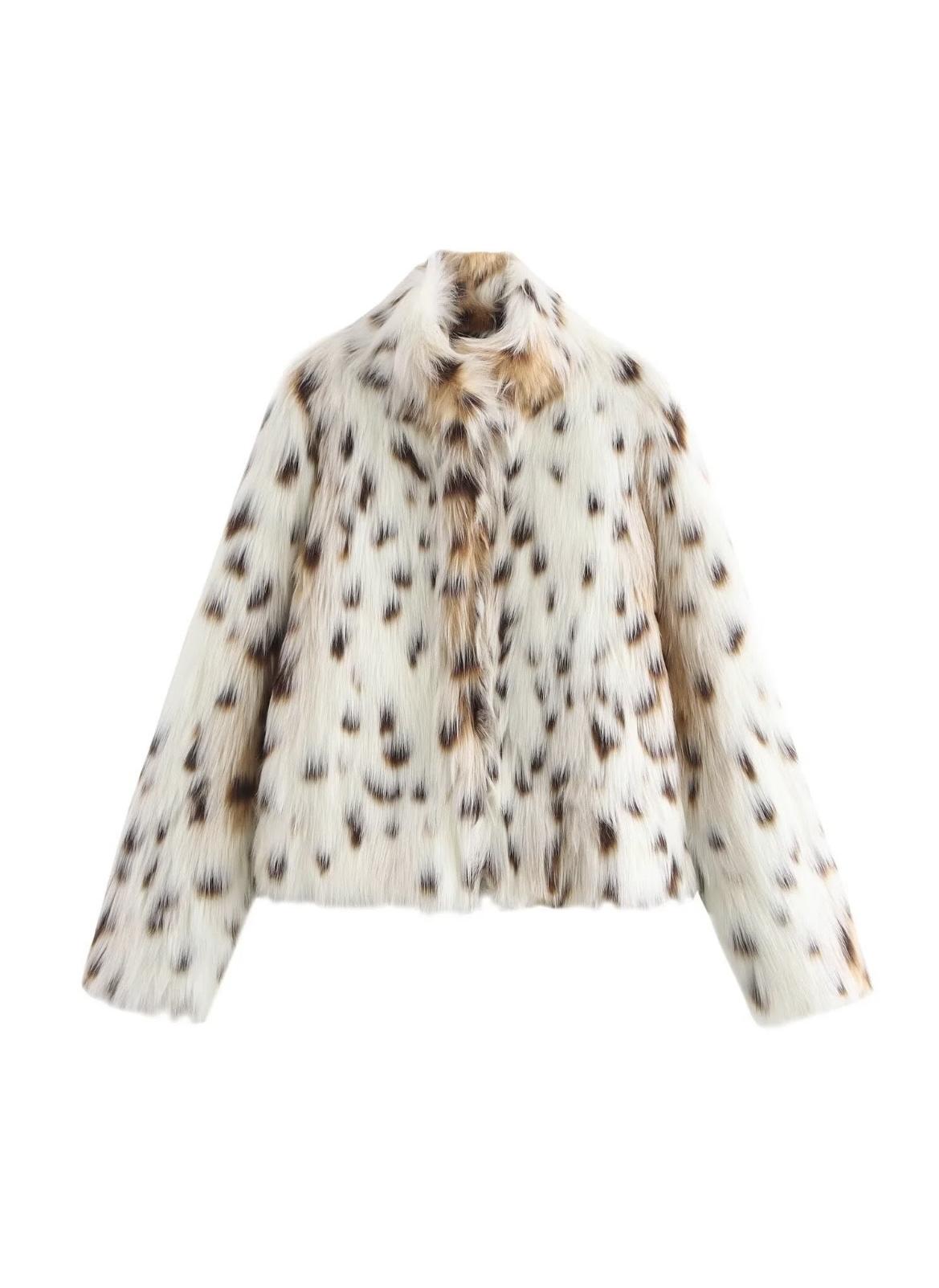 Snow Leopard Ember Jacket