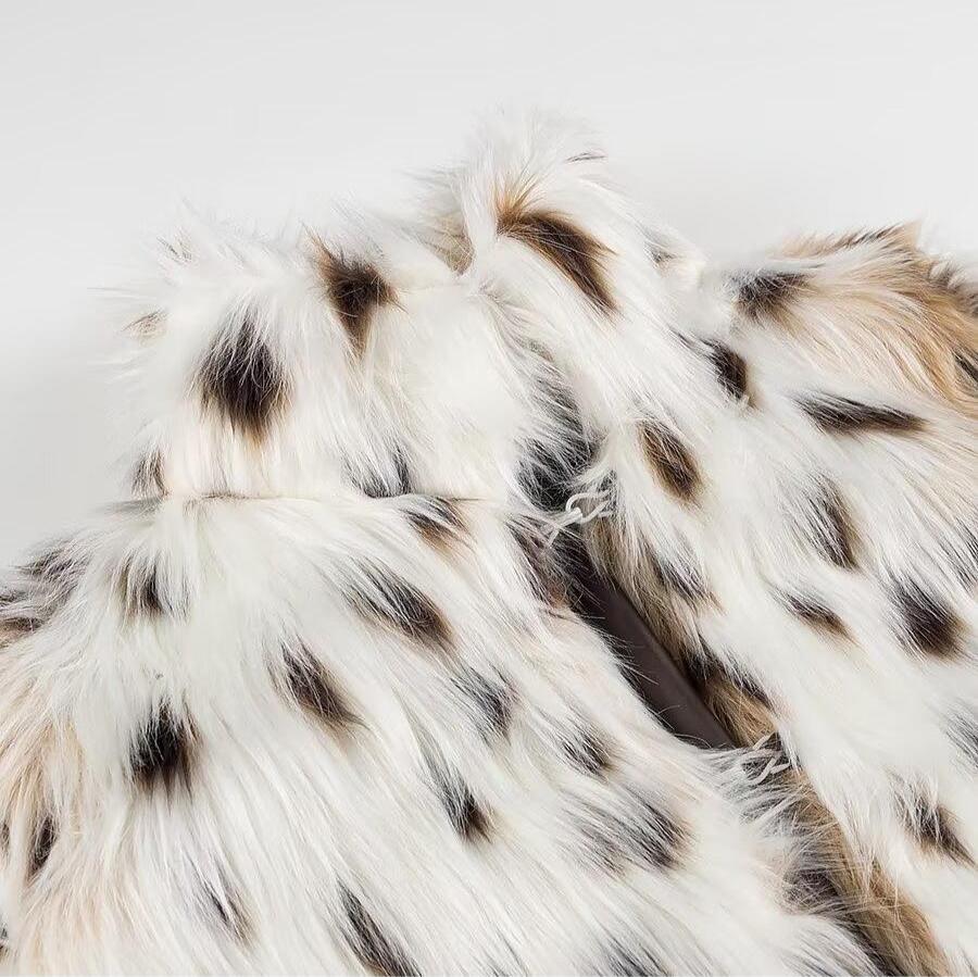 Snow Leopard Ember Jacket